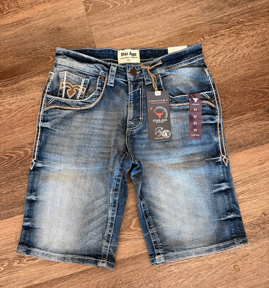 LIGHT DENIM MEN SHORTS
